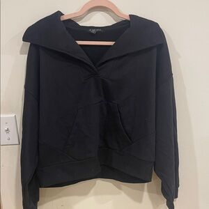 Beyond Yoga Black V-Neck Sweater